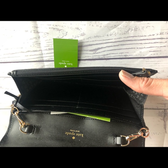 Kate Spade glitter laurel way Clutch wristlet - Picture 6 of 7